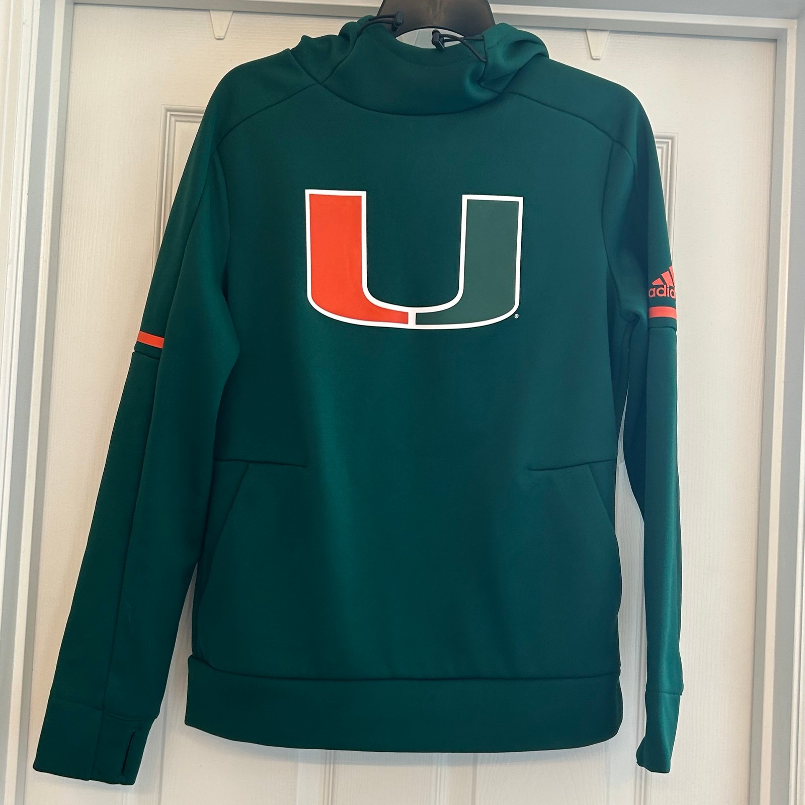 Adidas Miami Hurricanes Hoodie Women’s Size M