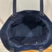 Navy Tory Burch Georgia Quilted Tote Bag