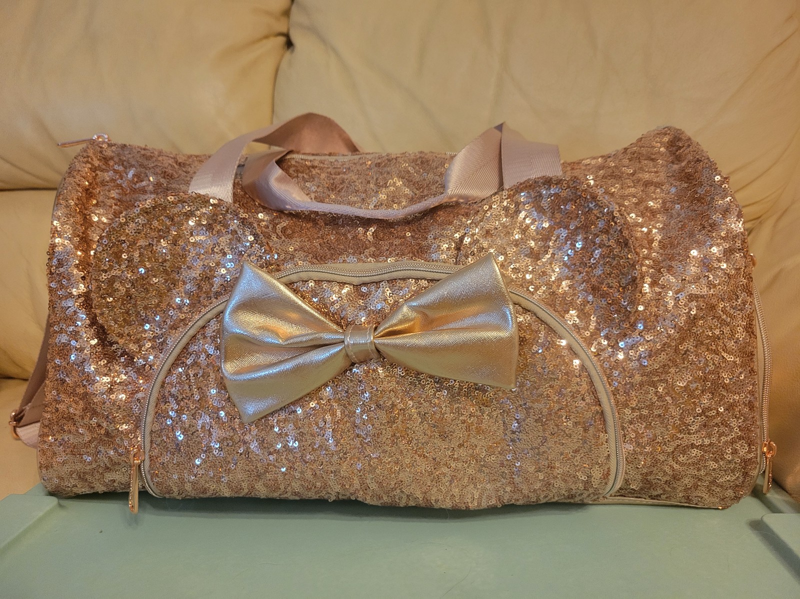 Disney Loungefly Minnie Ears Duffle Bag