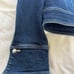 M'S GRACY Denim Jacket with Fur Collar and Ribbon