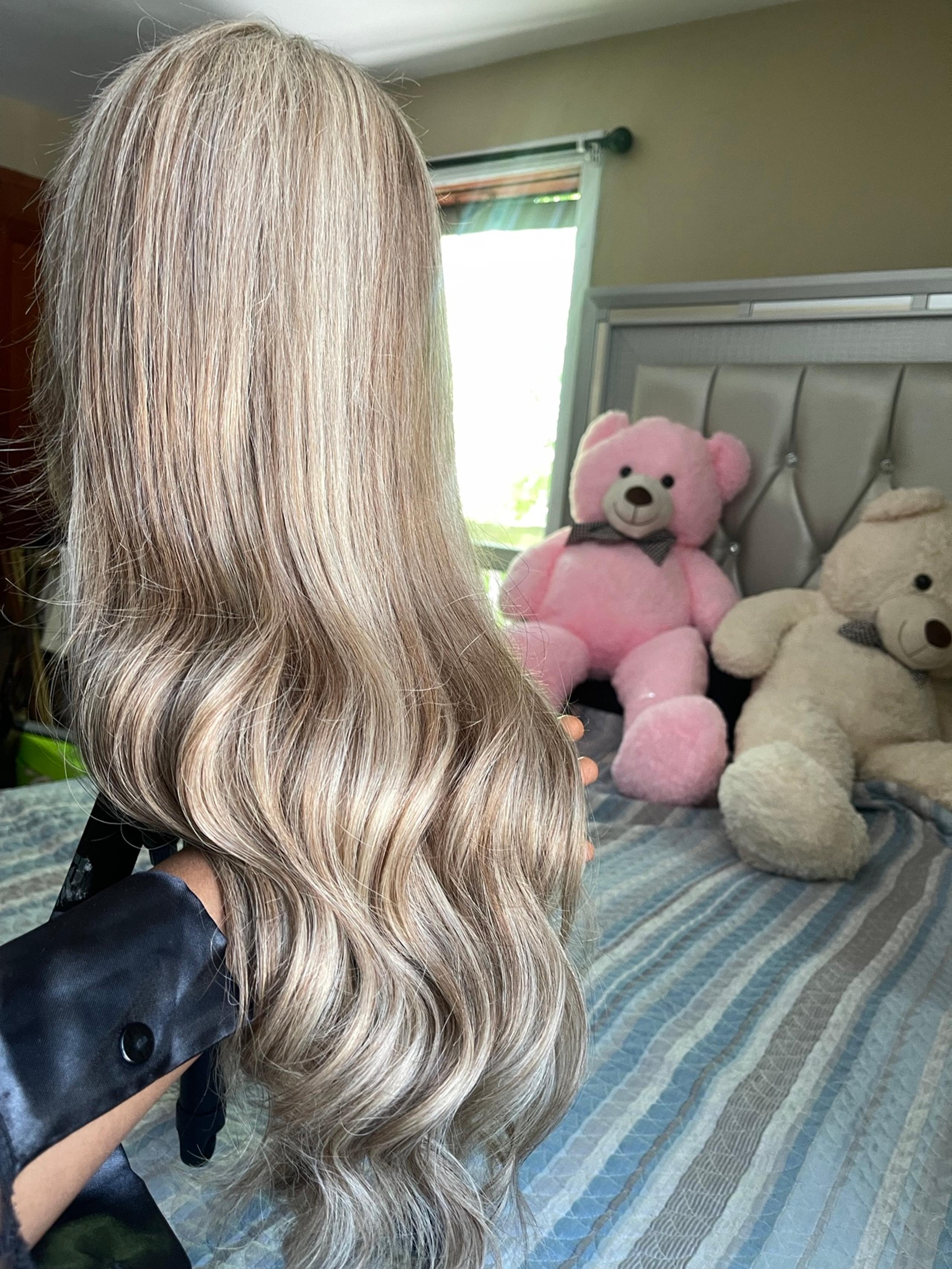 ‼️SOLD‼️MUSHROOM BROWN/blonde wig | human hair