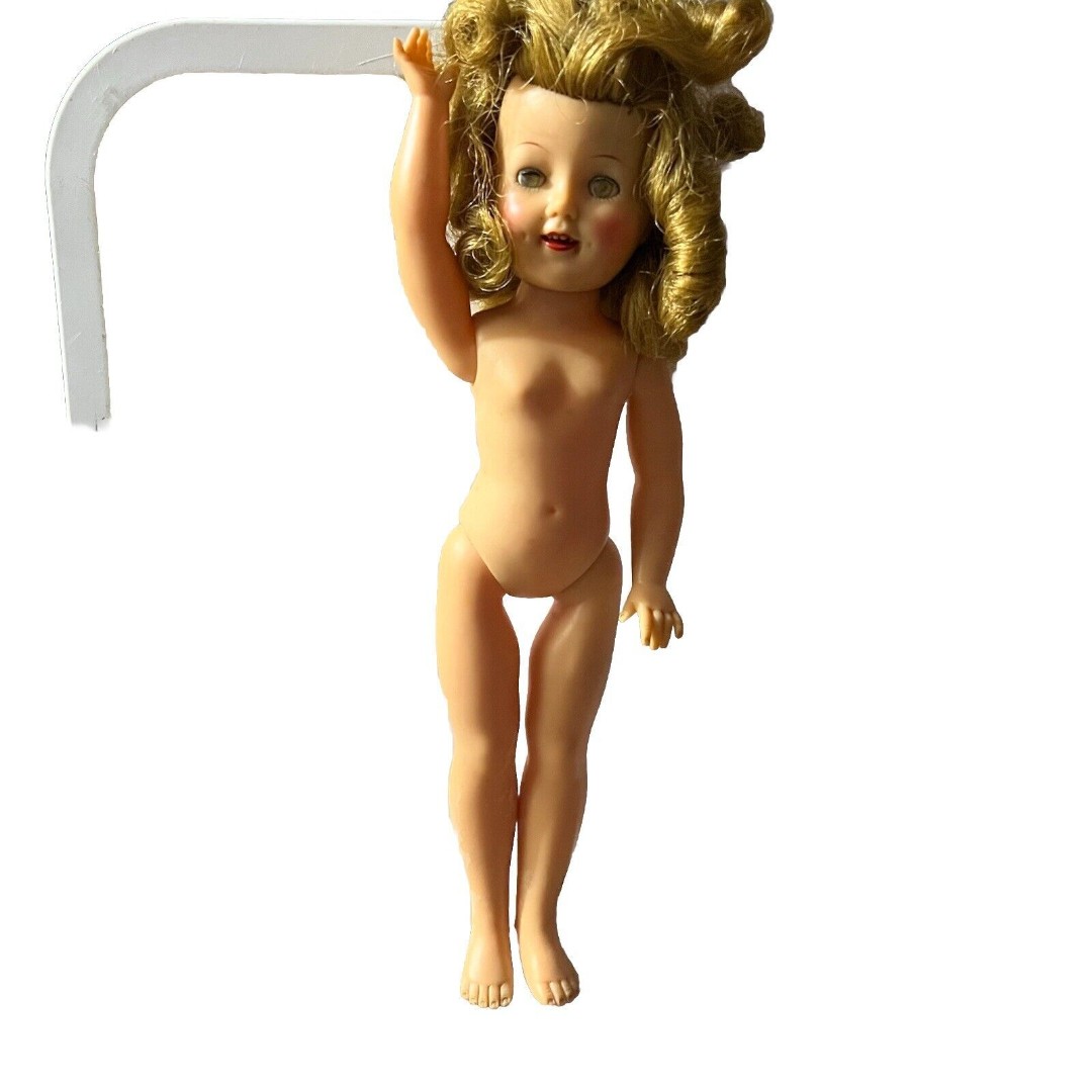 Vintage Vinyl Ideal Shirley Temple Doll Rooted Hair 12” ST-12