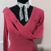 Hollister Vintage Hot Pink Long Sleeve V Neck