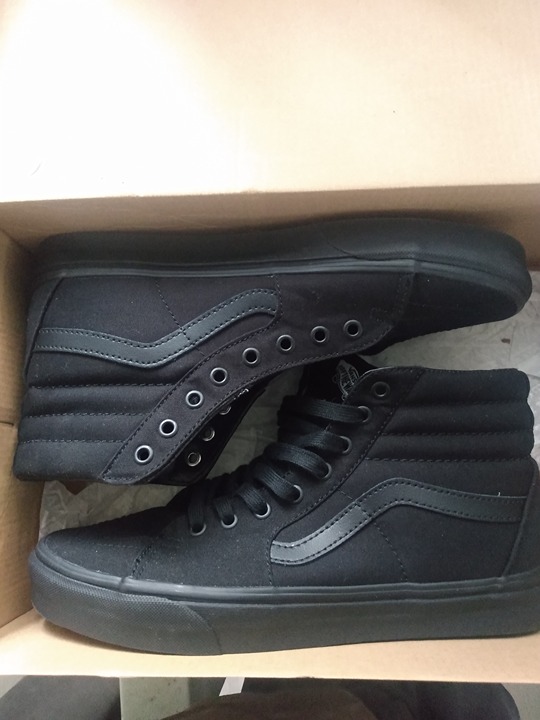 Vans Sk8 Hi Shoes Size 9.5 outlet Black