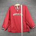 Adidas Women's Indiana Hoosiers Pullover Windbreaker Jacket Red Large 14-16