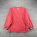 Adidas Women's Indiana Hoosiers Pullover Windbreaker Jacket Red Large 14-16