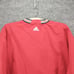 Adidas Women's Indiana Hoosiers Pullover Windbreaker Jacket Red Large 14-16