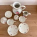 7 PCs Vintage 20th C. Hutschenreuther Dresden Germany Coffee Tea Set Pot For 2