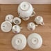 7 PCs Vintage 20th C. Hutschenreuther Dresden Germany Coffee Tea Set Pot For 2