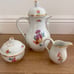 7 PCs Vintage 20th C. Hutschenreuther Dresden Germany Coffee Tea Set Pot For 2