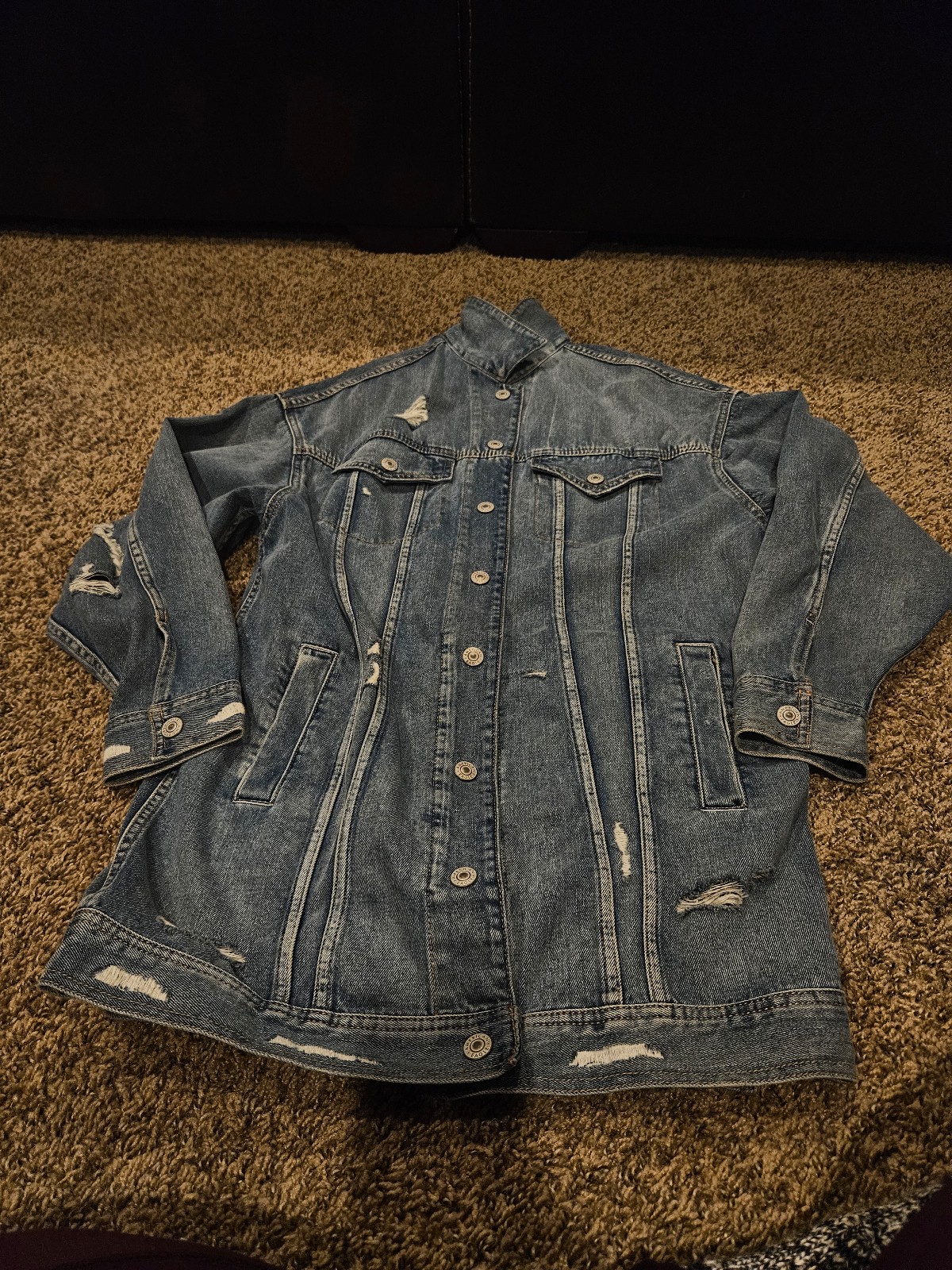 American Eagle Jean Jacket Size XS