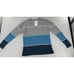 Kinross Cashmere Sweater Sz S V Neck 2 Ply Color block Preppy Striped Luxury NWT