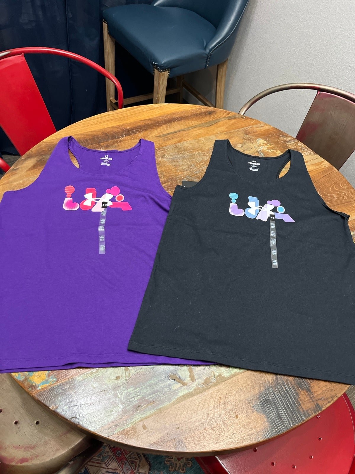 Two NWT Under Armour Girls Tank Tops