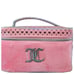 Juicy Couture Clear Heart JC Logo Travel Cosmetic Case