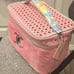 Juicy Couture Clear Heart JC Logo Travel Cosmetic Case