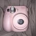 Polaroid instant pink camrea