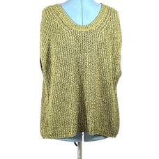BCBGeneration olive sleeveless sweater M/L 813