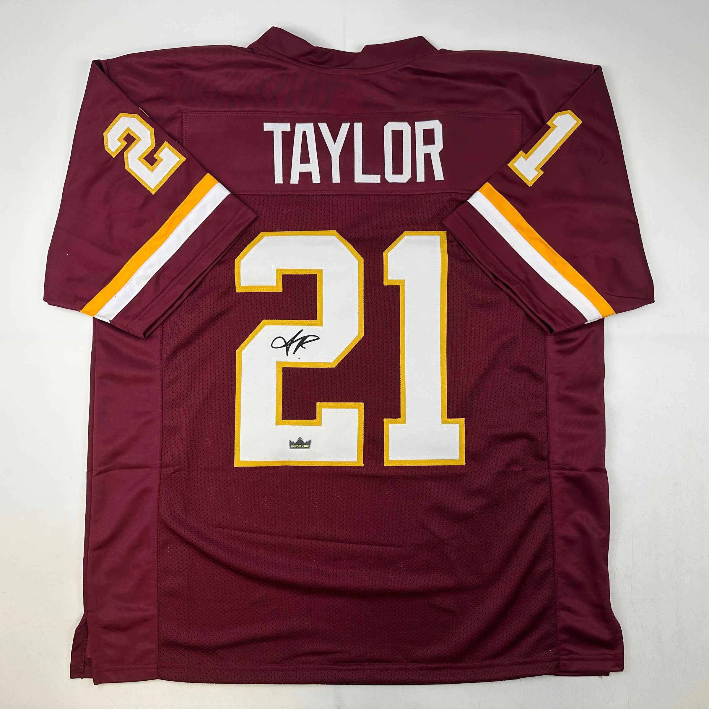 Facsimile Autographed Sean Taylor Washington Red Auto Jersey Size Men's XL