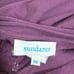 Sundance Top T-shirt Womens XS Purple Leaf Abstract Art Beaded Cotton Boho NEW