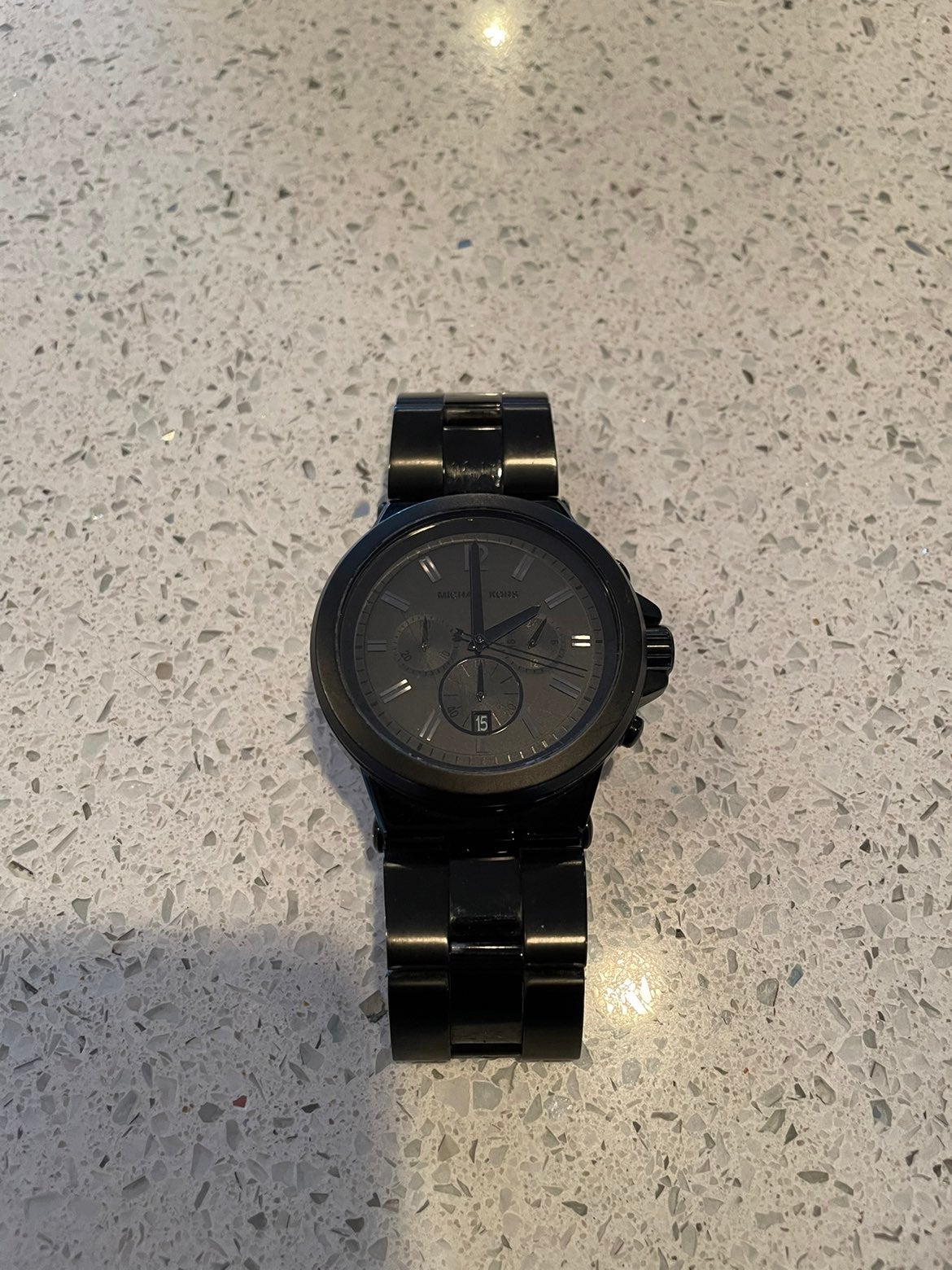 Michael Kors black watch for men