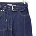 SAKS POTTS Jewel Embellished Straight Leg Jeans Womens Sz 1 US S In Dark Blue