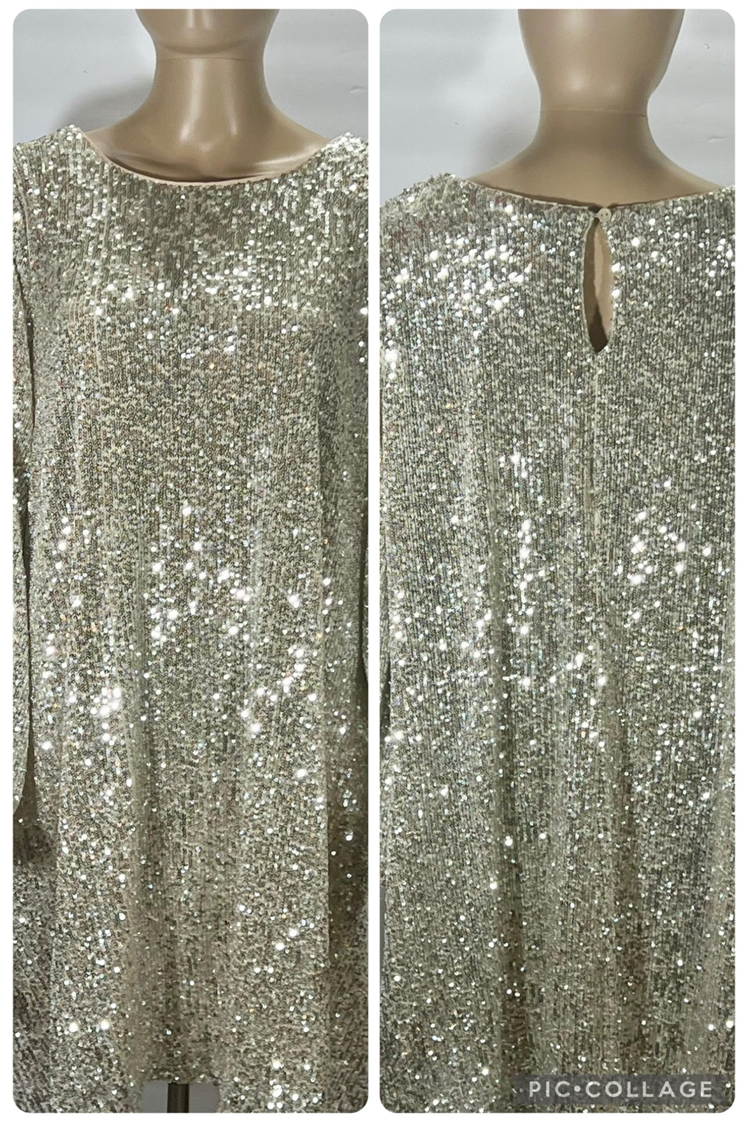 REWIND SEQUINED DRESS KNEE LENGTH BEAUTIFUL DRESS SIZE XL