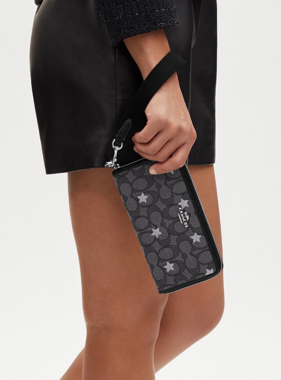 COACH コーチ DEMPSEY PHONE WALLET 長財布【送料0/国内即発】 NWT Coach Dempsey Large Phone Wallet In Signature Jacquard