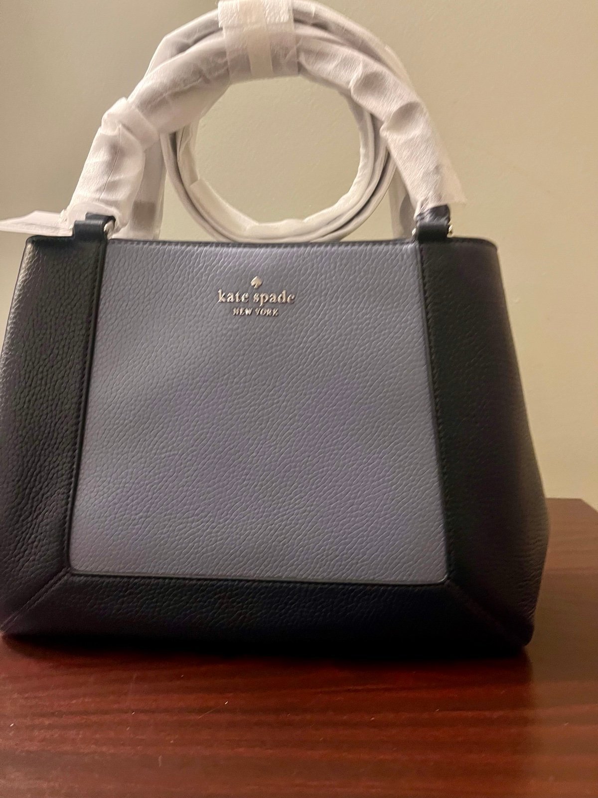 Brand new Kate Spade blue 2 tone satchel purse