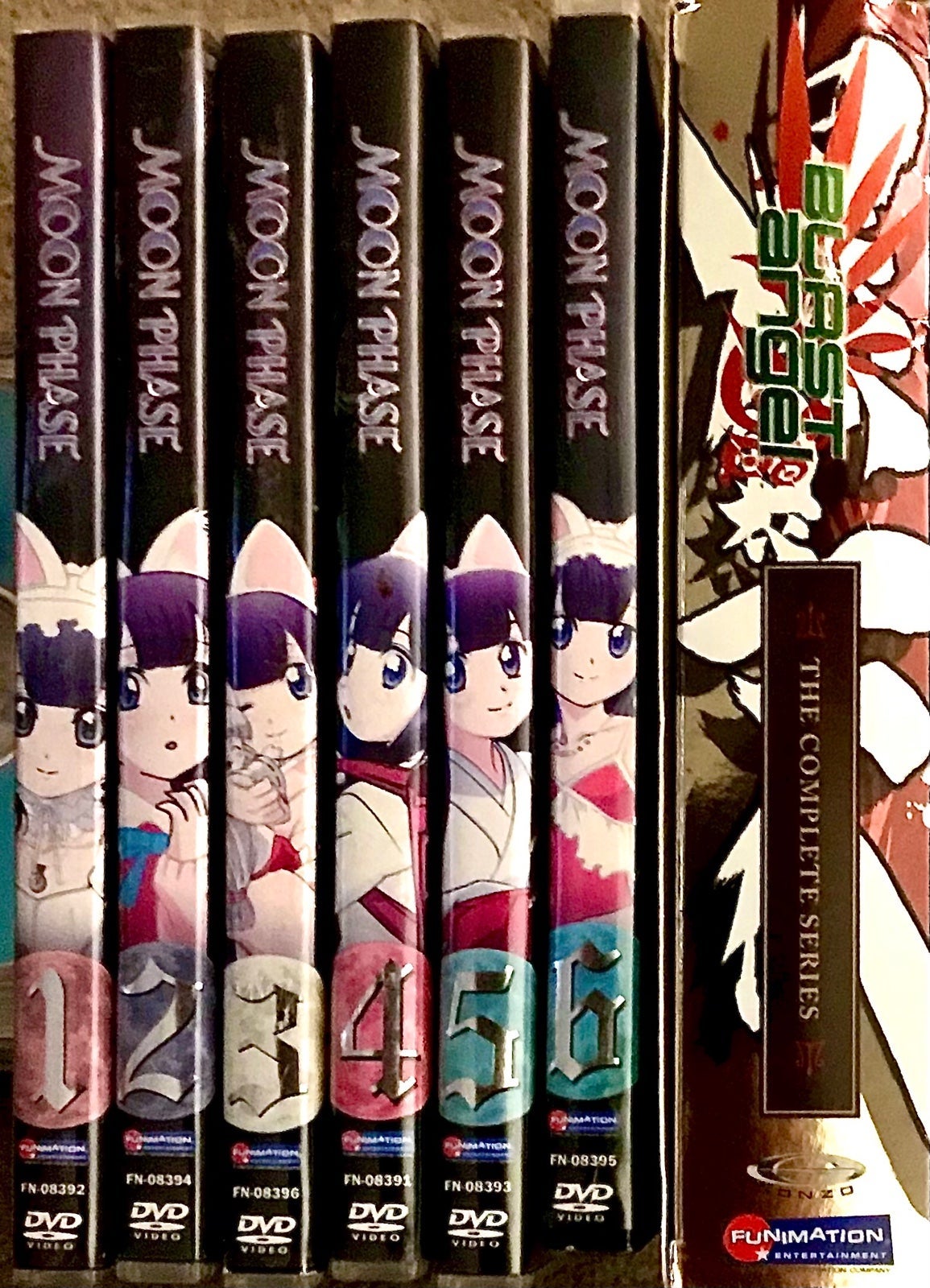 Moon Phase & Burst Angel anime bundle