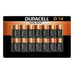 Duracell Coppertop Alkaline D Batteries 1.5 V - D14, 14 batteries per pack