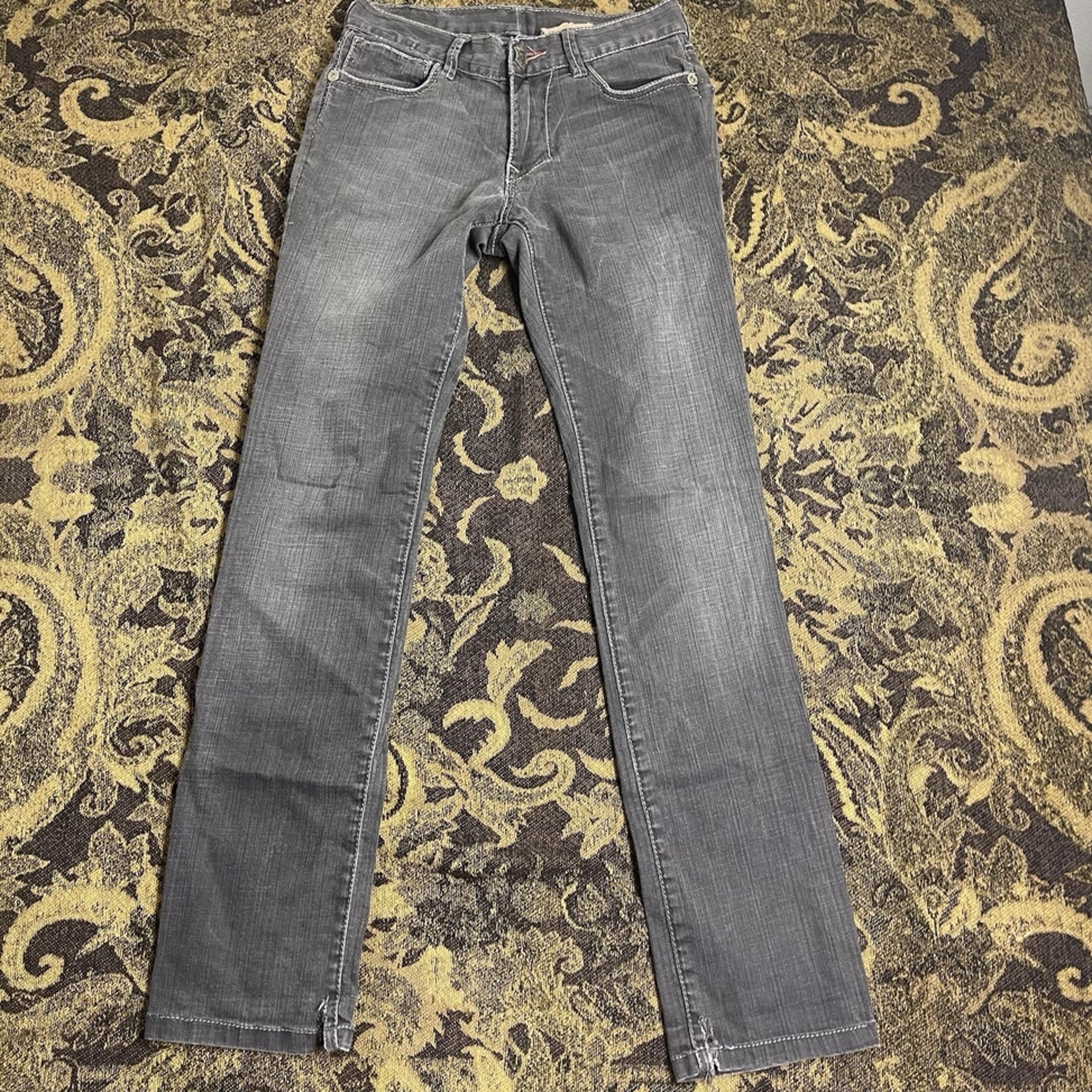 Vtg Y2K Rock Republic Style Grunge Jeans Mens Size 34 Gray Wash