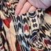 ANGIE Multicolor Aztec Print Cardigan Shawl Lightweight with Pockets SzM