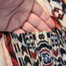 ANGIE Multicolor Aztec Print Cardigan Shawl Lightweight with Pockets SzM