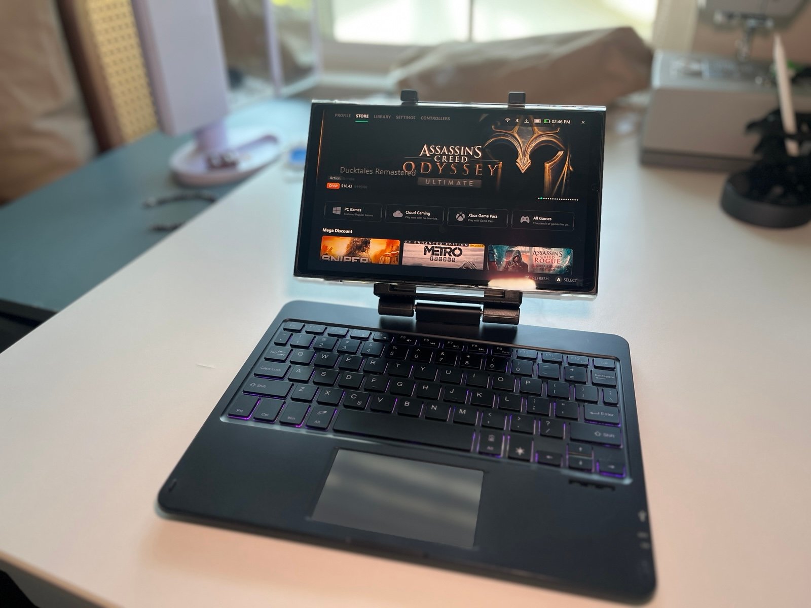 RGB Legion Go/ROG Ally/ Steam Deck Keyboard