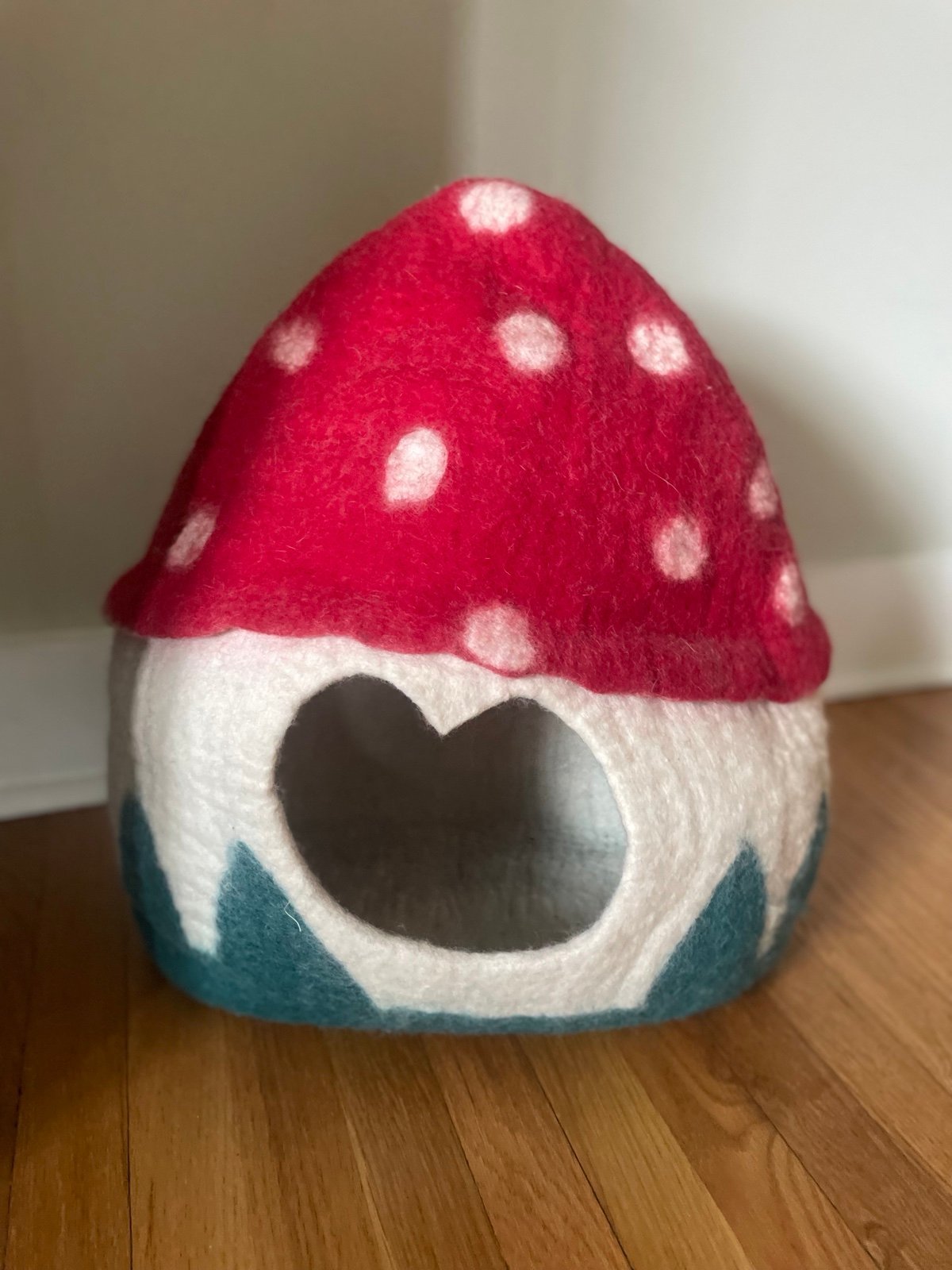 Brand new felted wool cat cave