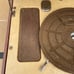 Vintage Sears Silvertone Phonograph Hand Crank Record Player Suitcase