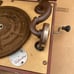 Vintage Sears Silvertone Phonograph Hand Crank Record Player Suitcase