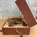 Vintage Sears Silvertone Phonograph Hand Crank Record Player Suitcase