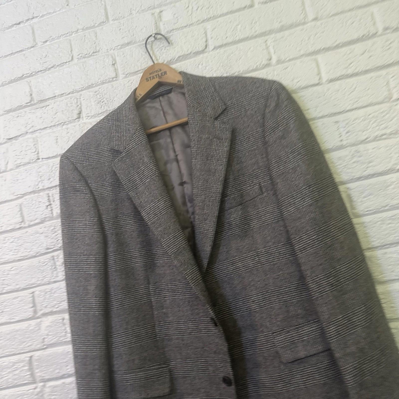 Brooks Brothers Loro Piana Blazer Jacket Sport Coat 40R Glen Check Wool