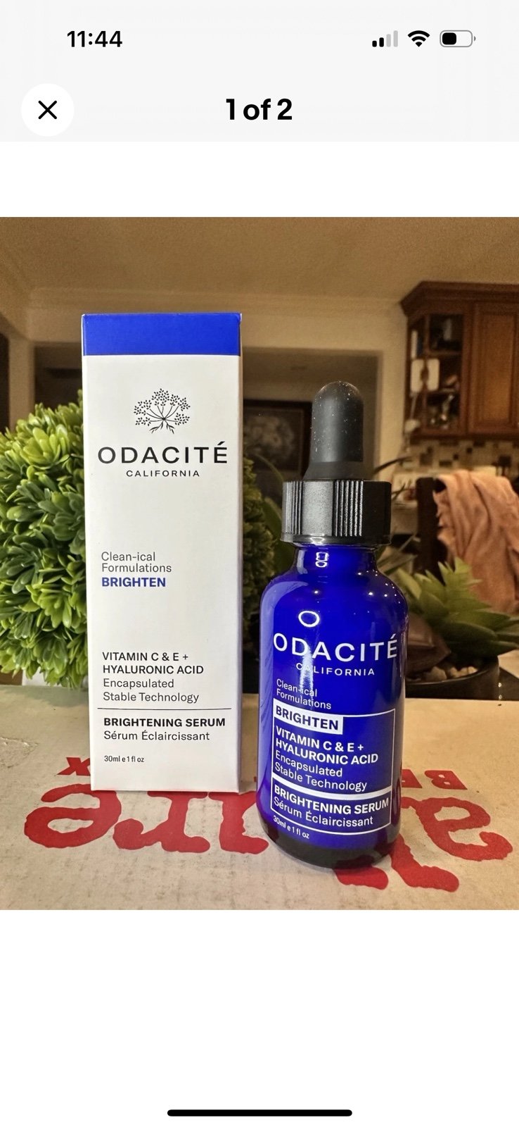Odacite Vitamin C & E Hyaluronic Acid Brightening Serum 1 oz 30 mlFull Size