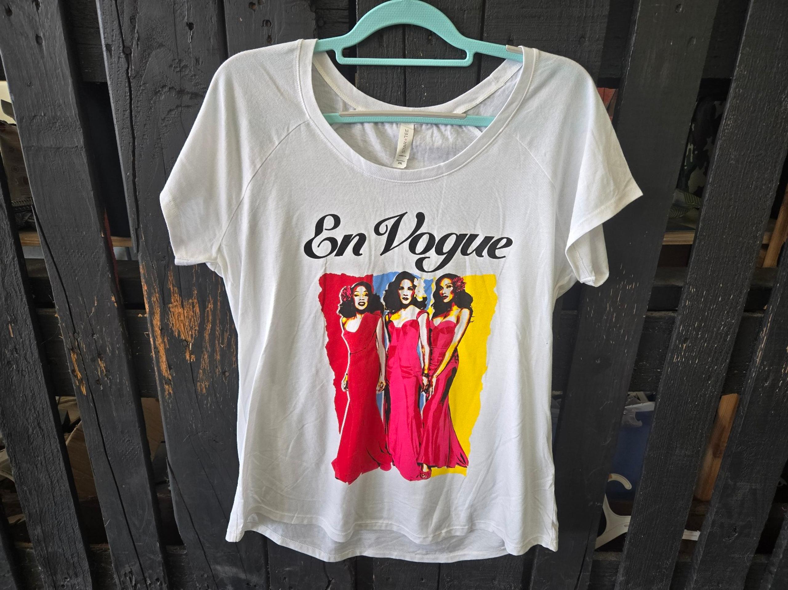 En Vogue Womens Loose S/S Raglan Tee 2XL