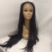 26” Long Black Lace Front Wig