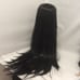 26” Long Black Lace Front Wig