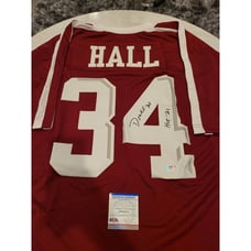 Dante Hall Autographed/Signed Jersey PSA/DNA COA Texas A&M Aggies Chiefs