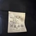 Ballsey Suit Set, No Collar Jacket and Wide Leg Pants, Size 38, Navy Blue