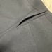 Ballsey Suit Set, No Collar Jacket and Wide Leg Pants, Size 38, Navy Blue