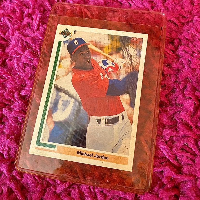 1991 Upr Deck Michael Jordan card& Topps