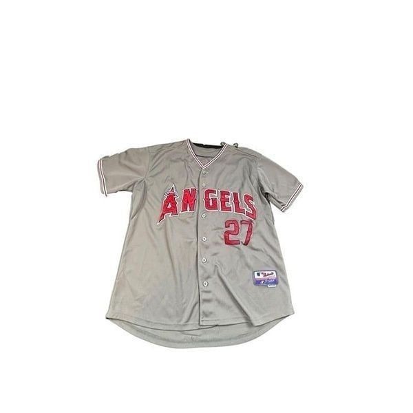 Majestic Authentic MLB Mike Trout Los Angeles Angels Jersey Size 50
