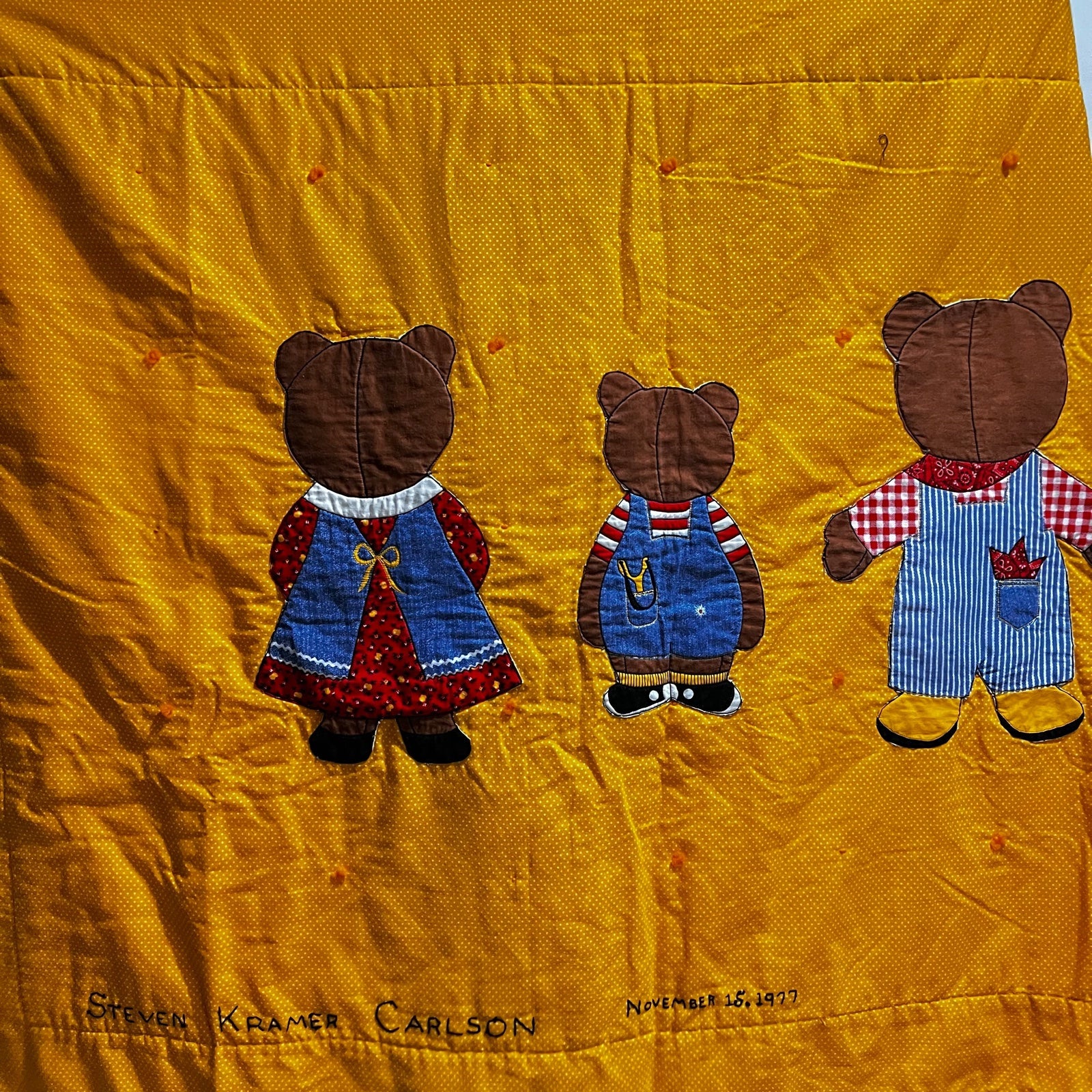 Vintage baby blanket Rare 1977