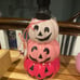 2 Pink pumpkin soap/lotion dispensers